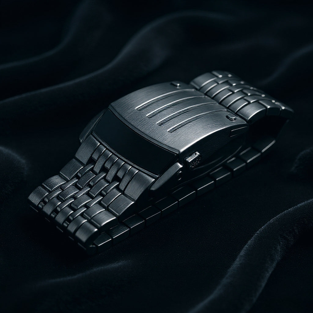 Un reloj inteligente con un diseño elegante y minimalista.