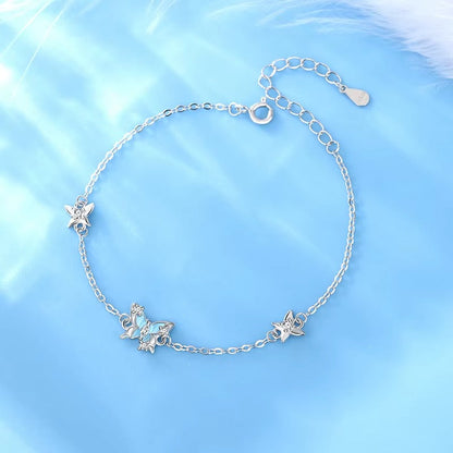 🦋 Pulsera "Mariposa Azul": Un toque de encanto atemporal y feminidad ✨