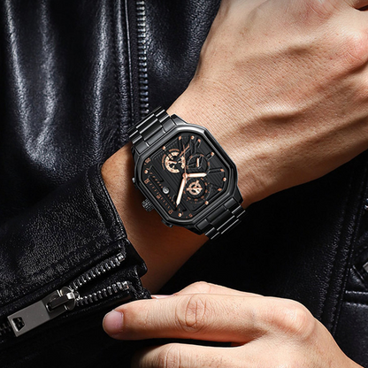Reloj de cuarzo moderno para hombre