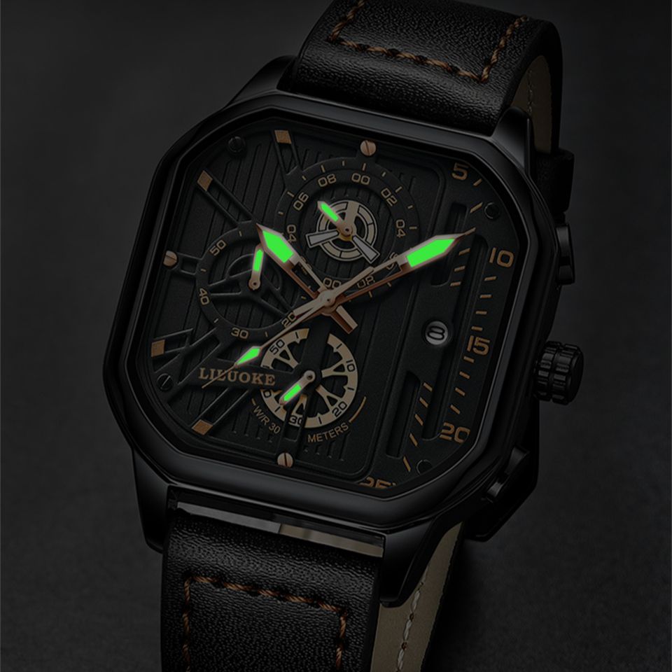 Reloj de cuarzo moderno para hombre