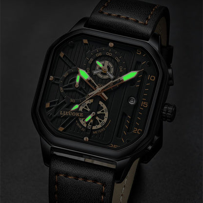 Reloj de cuarzo moderno para hombre