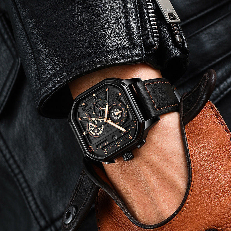 Reloj de cuarzo moderno para hombre