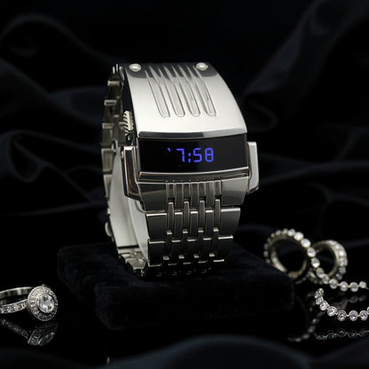 Un reloj inteligente con un diseño elegante y minimalista.