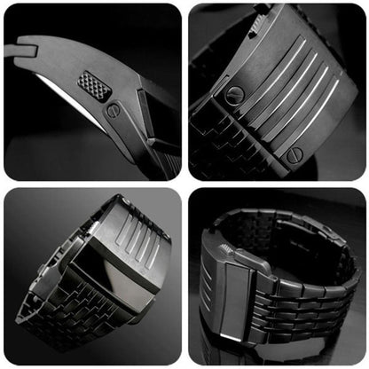 Un reloj inteligente con un diseño elegante y minimalista.