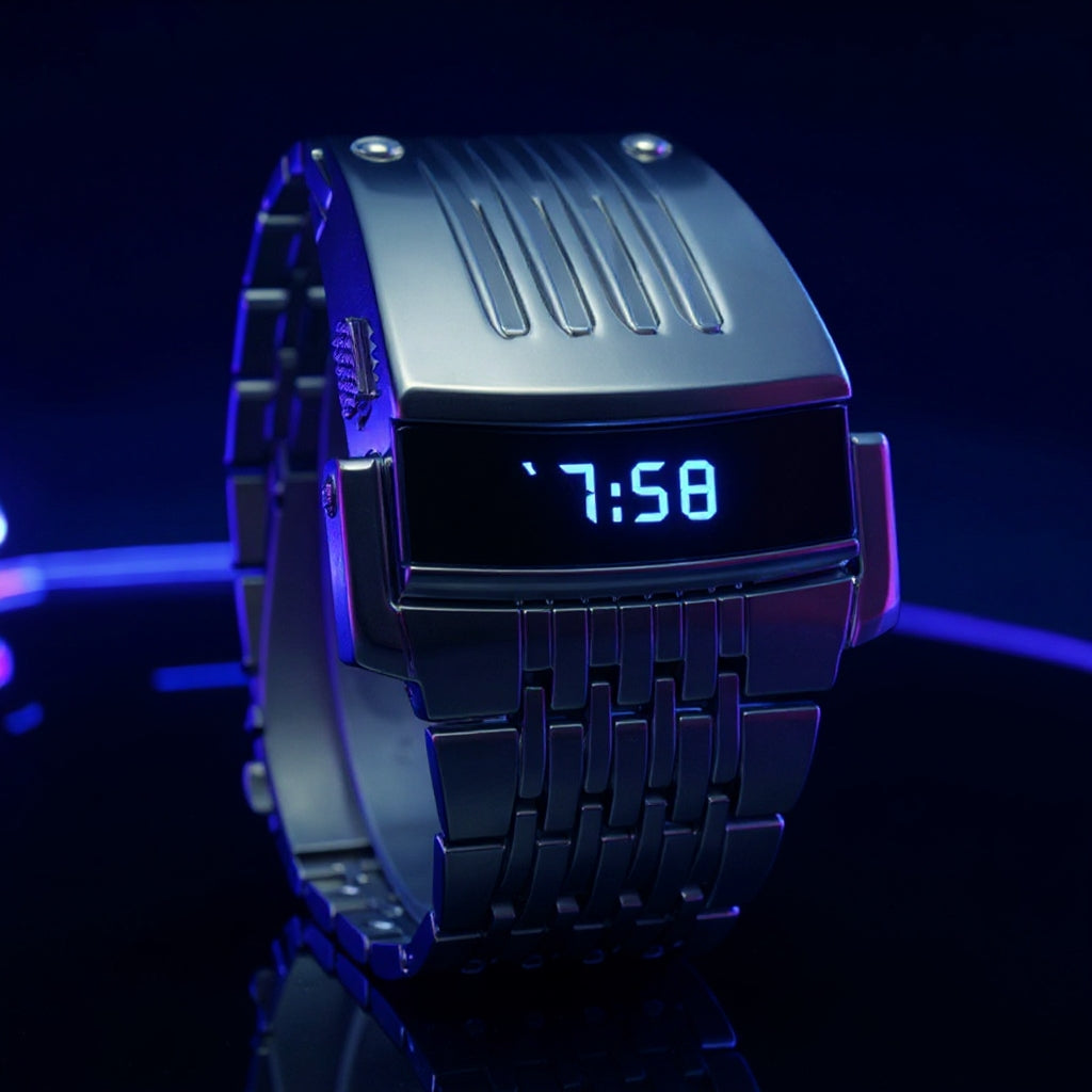 Un reloj inteligente con un diseño elegante y minimalista.