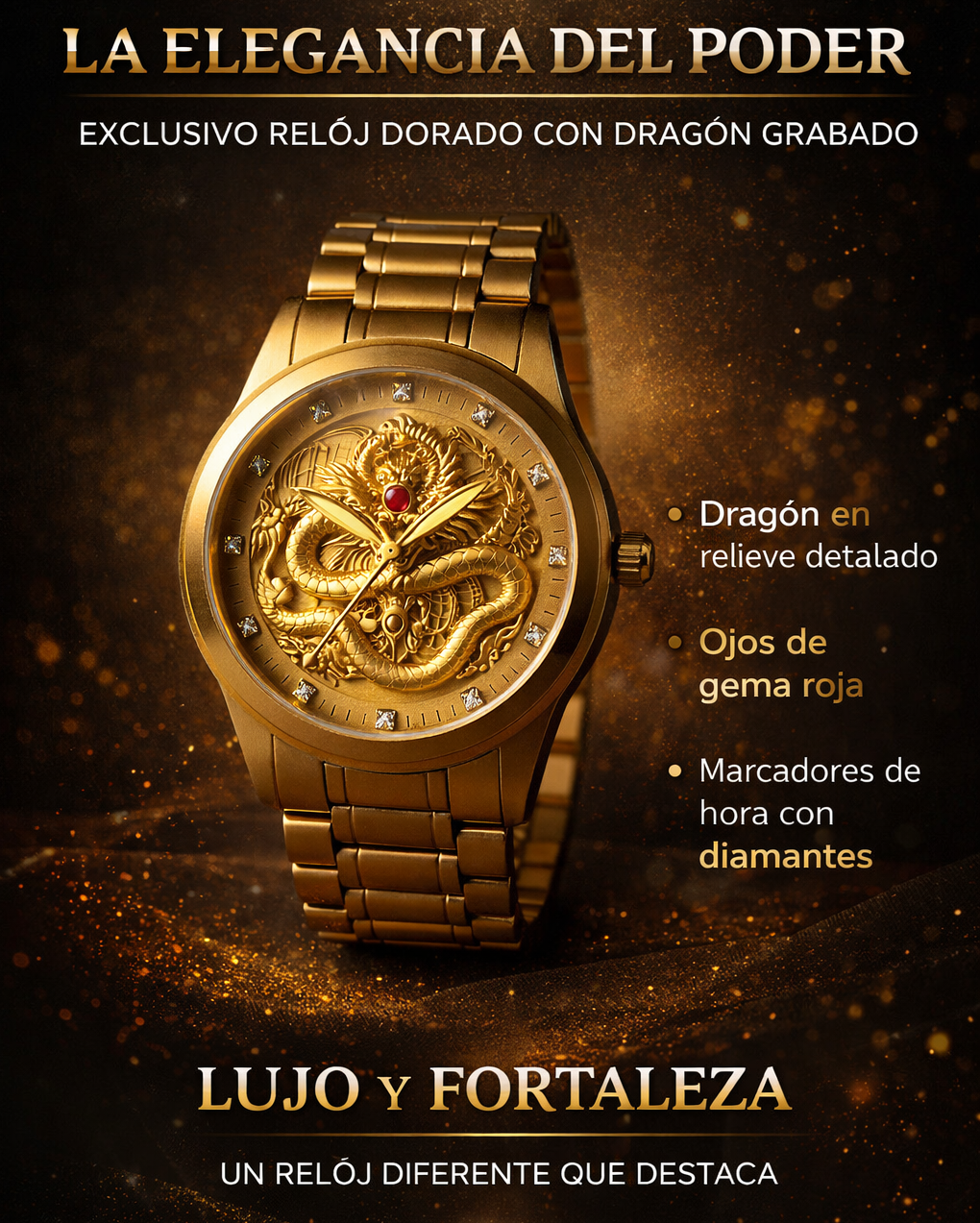 Reloj de dragón | la elegancia Del poder