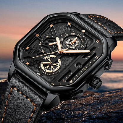 Reloj de cuarzo moderno para hombre
