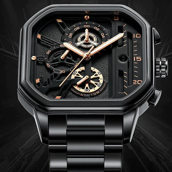 Reloj de cuarzo moderno para hombre