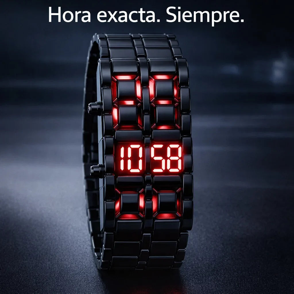 ⌚ RELOJ DIGITAL BINARIO LED PARA HOMBRE